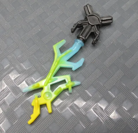 Lego 98588pb01 Hero Factory Voltix Weapon Lightning Marble Blue Yellow 6283 6231