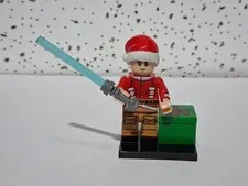 Lego Star wars Luke Skywalker  Christmas Santa Claus Suit Custominifig New Rare