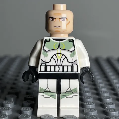 Lego Clone Trooper Minifigure Horn Company 7913 sw0298 Star Wars CMF Lot Rare 1P