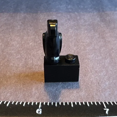 Lego Rare BLACK Bird Parrot Small Beak Kings Mountain Fortress Vintage HTF