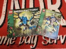 Lot LEGO Hero Factory Instruction Manuals 44008 SURGE 44009 Bolt Dragon Booklet