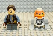 LEGO Star Wars Jacen Syndulla sw1309 & C1-10P (Chopper) sw1308 Minifigures 75357