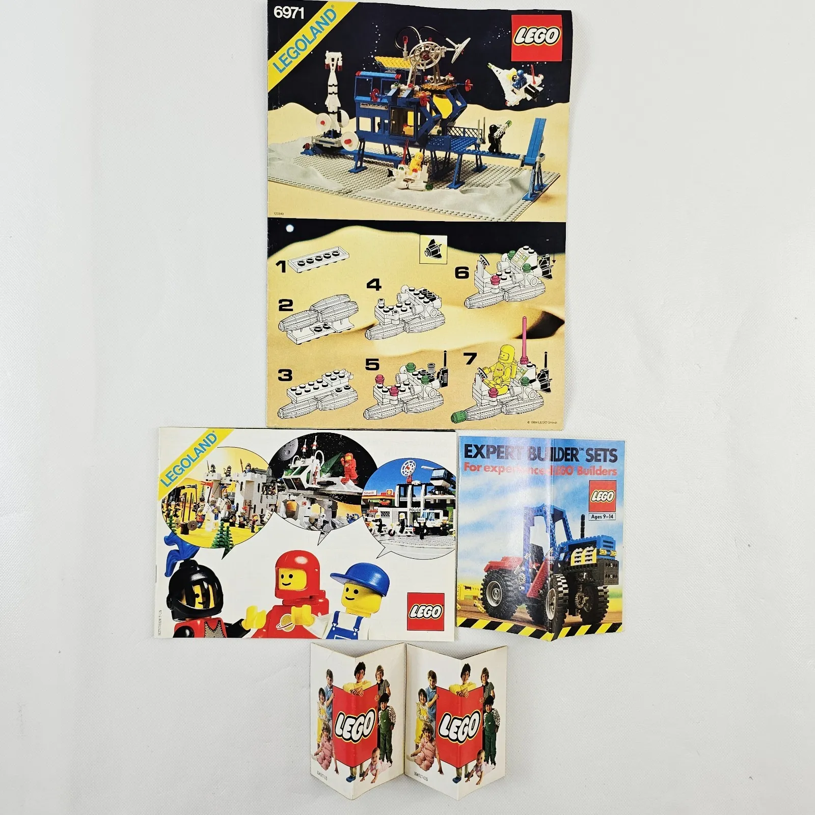 Lego Legoland 6971 Space Inter-Galactic Command Base Instruction Manual Only Vtg