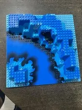 LEGO 32X32 RETIRED Baseplate Canyon W/ Underwater Pattern 6024px1 6195 Aquazone