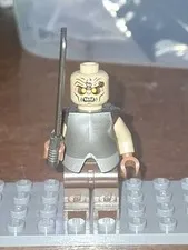 Lego Mordor Orc Minifigure Bald w/ Armor Lord of the Rings 79008 lor068