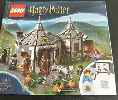 Lego Harry Potter Hagrid's Hut 75947 - Manual Instruction Book Booklet ONLY