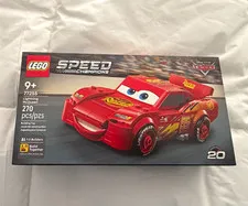 LEGO Speed Champions Lightning McQueen Disney Pixar Cars Set 77255 270pcs 9+