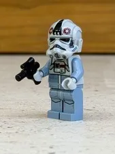 Lego Star Wars AT-AT Driver Dark Red Imperial Logo Minifigure sw0581