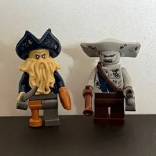 LEGO Pirates of the Caribbean Minifigures Lot of 2 Davy Jones & Maccus