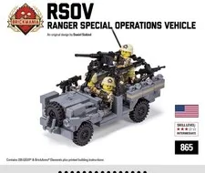 (2) LEGO Brickmania RSOV Ranger Special Operations Vehicle 865 235pcs Age 14+