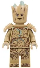 LEGO® Minifigure Super Heroes sh0874 Groot Teen Groot Dark Tan w/sh0oulder Armor