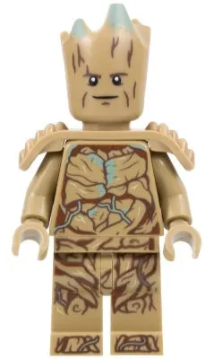 LEGO® Minifigure Super Heroes sh0874 Groot Teen Groot Dark Tan w/sh0oulder Armor