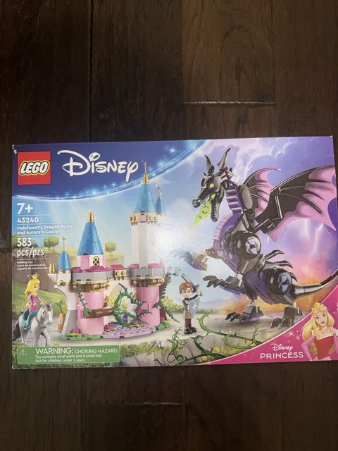LEGO Disney Princess Castle & Dragoni Set - Pink, Purple, Blue, White
