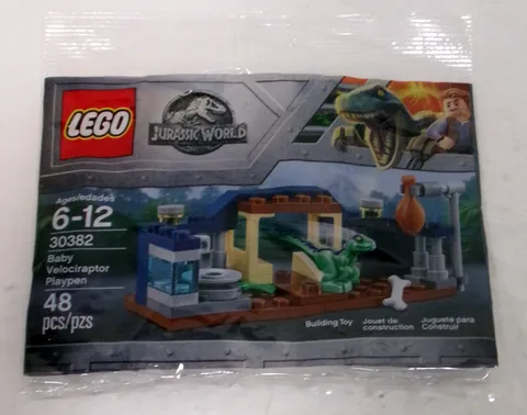 2018 LEGO Jurassic World 30382 Baby Velociraptor Playpen Polybag Set New Sealed