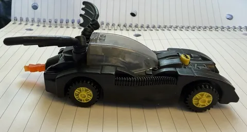 LEGO Batmobile Batman 2008 McDonald's 5" Car Bat Wings