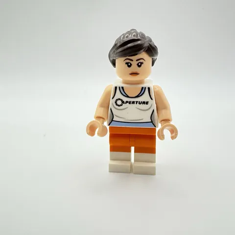 LEGO Minifigure Chell dim006 Dimensions Portal 2 GREAT Condition MINT