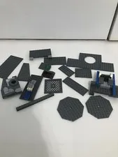 Lego pieces lot 8.9 ounces Grey Pieces Base  assortment building blocks SKU 8