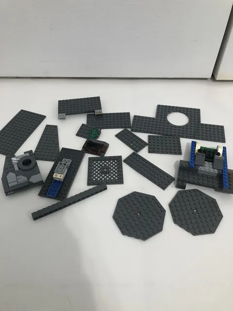 Lego pieces lot 8.9 ounces Grey Pieces Base  assortment building blocks SKU 8