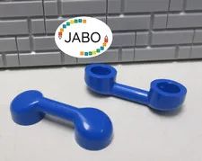 (B8/5/3) LEGO 2x 6190 Handle / Phone Handset Blue