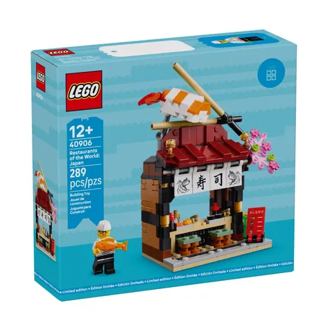 LEGO 40906 Restaurants Of The World Japan Sushi Restaurant GWP Sealed Safe Ship