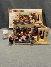 Retired Lego The Big Bang Theory 100% Set #21302 Box Instructions & Minifigures 