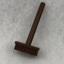 LEGO 3836 Reddish Brown Minifigure, Utensil Push Broom