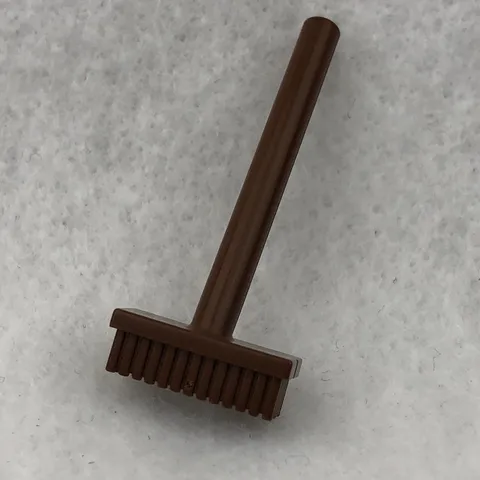 LEGO 3836 Reddish Brown Minifigure, Utensil Push Broom