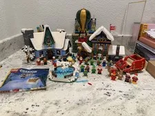 LEGO Christmas Lot Santa's Visit 10293 Santa's Post Office 10339 Ice Rink 40416 