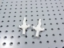 LEGO Lot of 2 White Ninjago Bone Knife Weapon Minifig AZ