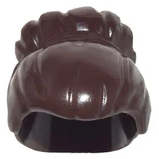 Lego NEW Princess Leia Minifig HAIR Dark Brown Large High Bun Wig Part 27186 D6