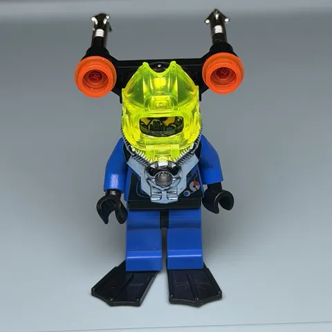 LEGO Minifigure (aqu030) Hydronaut 3 Black Flippers 6180 F10
