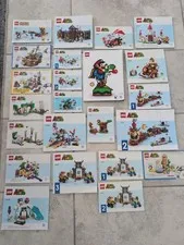 Lego Super Mario Lego Lot Of 23 INSTRUCTION MANUALS ONLY
