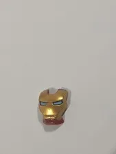 LEGO - Minifig, Visor Top Hinge w/ Gold Face Shield & Lt Blue Eyes (Iron Man)