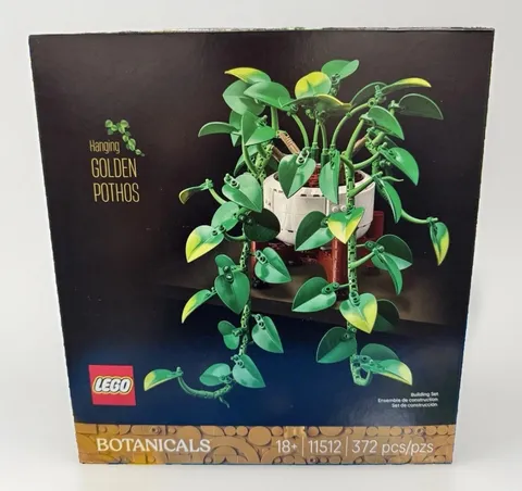 LEGO Botanicals Hanging Golden Pothos Set 11512 New and Sealed 372 pcs 18+