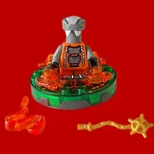 Lego Ninjago 9591 Chokun Minifigure with Spiked Flail 2012 Retired