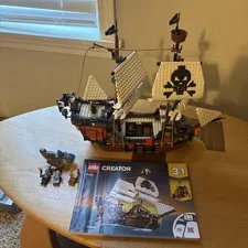 LEGO CREATOR: Pirate Ship (31109) 99% Complete With Instructions, No Box,