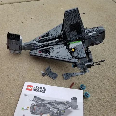 LEGO Star Wars: The Justifier (75323) The Bad Batch INCOMPLETE