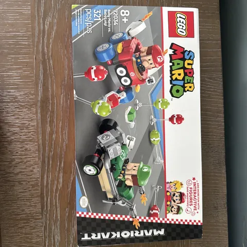 LEGO Super Mario: Mario Kart Baby Mario Vs. Baby Luigi  72034  New