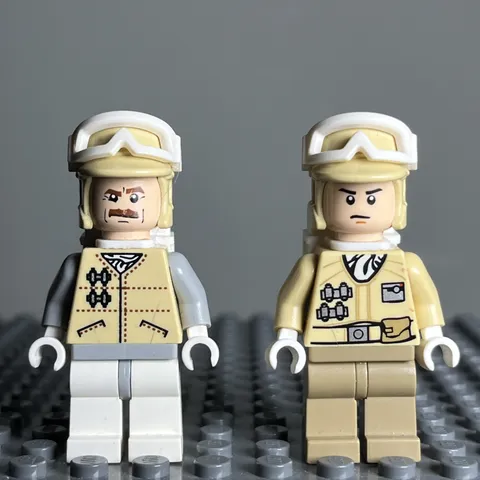 Lego Star Wars Hoth Rebel Minifigure Lot Damaged - 1L