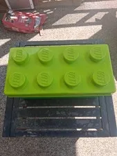 LEGO Duplo Green Storage Brick Container 12.5”x5.5” Empty Box Only