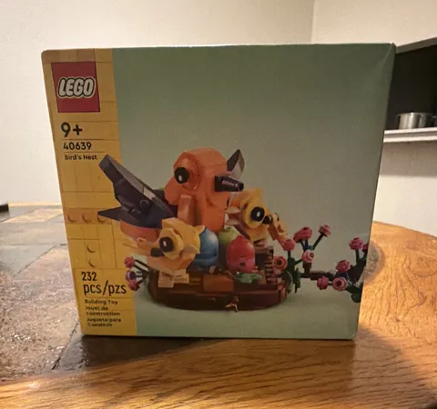 LEGO 40639 Bird's Nest Seasonal Spring Complete Set Box 232 pcs Age 9+