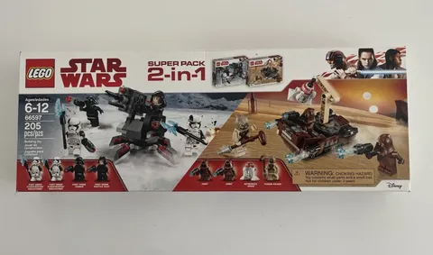 LEGO Star Wars 66597 2-in-1 Super Pack 2018 Retired New Sealed Set