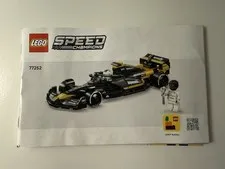 Lego Speed Champions 77252 F1 Movie APXGP Instructions Manual
