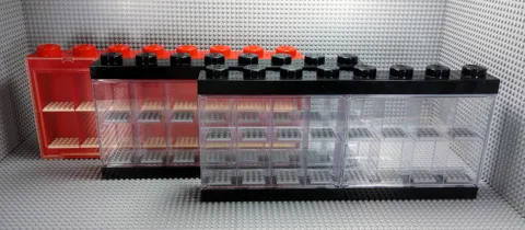 3 LEGO Minifigure Display Cases - 2 are 40660603 - Holds 16 Figs Ea - Ships Fast