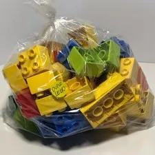Duplo Lego Preschool Teach 13.5 Ounce Bag of Bricks Lot 1 Hand Development