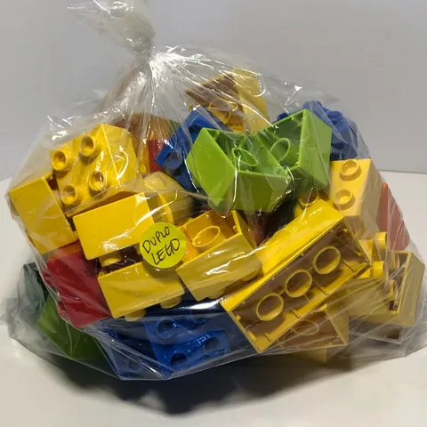 Duplo Lego Preschool Teach 13.5 Ounce Bag of Bricks Lot 1 Hand Development