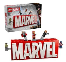 SALE LEGO Marvel MARVEL Logo Avengers Minifigures BuildingSet76313,No Import Fee