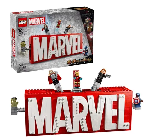 SALE LEGO Marvel MARVEL Logo Avengers Minifigures BuildingSet76313,No Import Fee