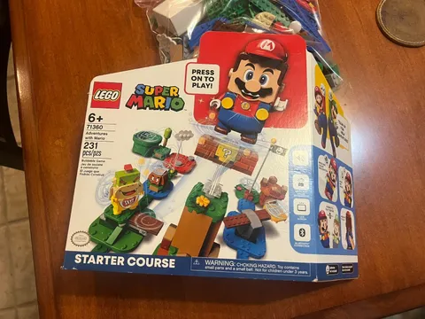 LEGO Super Mario Adventures Starter Course (71360) Complete W/ Mario Figure