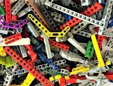 LEGO Technic Mix Liftarms Bricks Axles Pins 1/2LB Loose Used Clean - REBRICKS